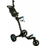 Axglo Tri-360 V2 3-Wheel SET Black/Blue Ročni voziček za golf