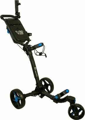Axglo Tri-360 V2 3-Wheel SET Black/Blue Ročni voziček za golf