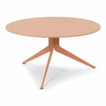 Rožnato-oranžna kovinska okrogla mizica ø 78 cm Daley – Spinder Design