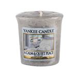 Yankee Candle A Calm &amp; Quiet Place dišeča svečka 49 g unisex