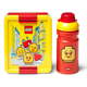 LEGO ICONIC Deseti komplet za dekleta (steklenica in škatla) - rumena / rdeča