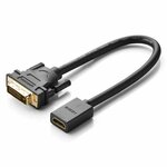 Ugreen 20118 adapter DVI - HDMI, črna