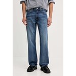 Kavbojke Calvin Klein Jeans LV04RD722G - modra. Kavbojke iz kolekcije Calvin Klein Jeans straight kroja, z normalnim pasom. Model izdelan iz udobnega denima.