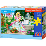 WEBHIDDENBRAND CASTORLAND Puzzle Princesa z labodom 60 kosov