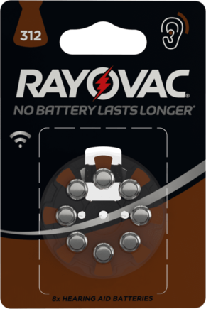 Varta Rayovac HAB 312 (8 pack) baterije za slušni aparat 4607745418