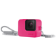 GoPro silikonski ovitek Sleeve &amp; Lanyard, roza (ACSST-011)