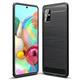 Ovitek Carbon Shield TPU za Samsung Galaxy A51 - Črna KP9480