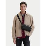 Torbica za okrog pasu Tommy Hilfiger Th Flag Monogram Camera Bag AM0AM14297 Črna