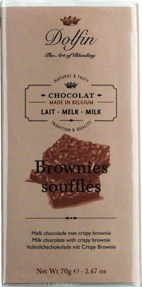 Dolfin Mlečna čokolada - Crispy Brownie