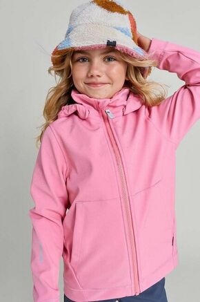 Otroška jakna Reima Koivula roza barva - roza. Otroška jakna iz kolekcije Reima. Delno podložen model