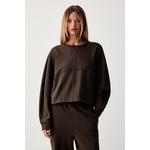 Twinset pulover ženski bombažen rjava 262TP272A