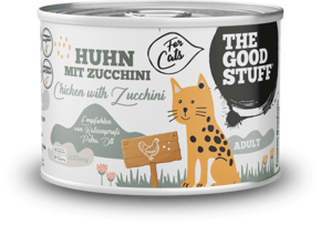 The Goodstuff PIŠČANEC IN ZUCCHINI Mokra hrana za odrasle mačke - 200 g