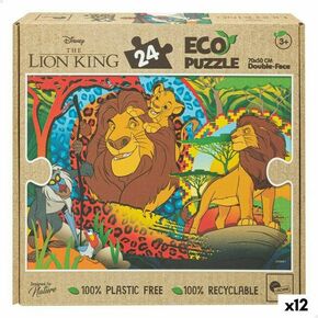 Otroške puzzle the lion king dvostransko 24 kosi 70 x 1