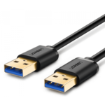 Ugreen USB 3.0 podaljšek (M na M), 0,5 m, črn