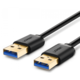 Ugreen USB 3.0 podaljšek (M na M), 0,5 m, črn