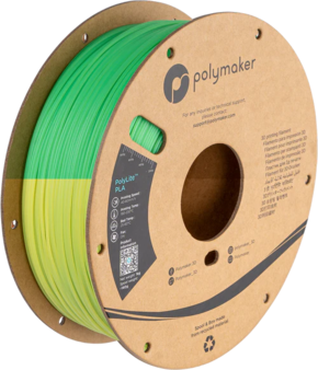 Polymaker PolyLite PLA Temperature Color Change Green/Lime - 1