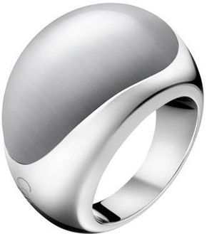 Calvin Klein Jeklen prstan s kamnom Ellipse KJ3QWR0201 (Obseg 52 mm)
