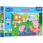WEBHIDDENBRAND TREFL Puzzle Super Shape XXL Pepin Pig: Igranje z bratom 60 kosov