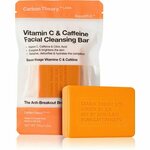 Carbon Theory Čistilno milo za obraz Vitamin C &amp; Kofein (Facial Cleansing Bar) 100 g