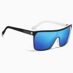 KDEAM Stockton 2 sončna očala, Black &amp; White / Blue