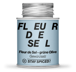 Stay Spiced! Fleur de Sel / Flor de Sal - zelena oliva - 90 g