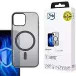 Ovitek 3MK Frosty MagCase iPhone 15 Plus czarny/black ()