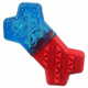 WEBHIDDENBRAND Igrača DOG FANTASY Hladilna kost rdeče-modra 13,5x7,4x3,8cm
