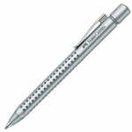 Faber-Castell kemični svinčnik Grip 2011, srebrn