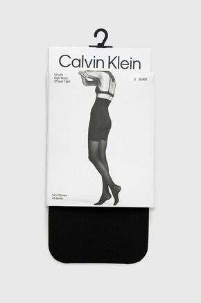 Calvin Klein Nogavic - črna. Nogavice iz zbirke Calvin Klein. Model iz elastičnega materiala.