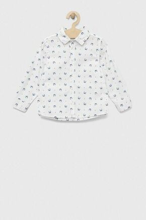 Otroška bombažna srajca Birba&amp;Trybeyond bela barva - bela. Otroški srajca iz kolekcije Birba&amp;Trybeyond