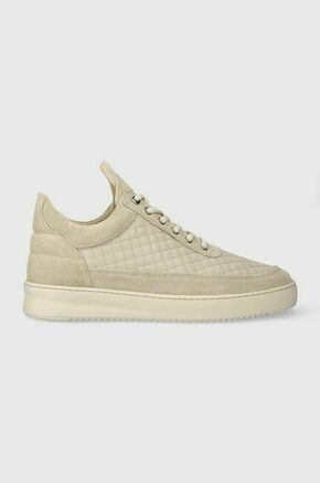 Usnjene superge Filling Pieces bež barva - bež. Superge iz kolekcije Filling Pieces