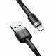 BASEUS Lightning podatkovni kabel, USB Tip-C - USB, 2,4A, QC, 50 cm, črn