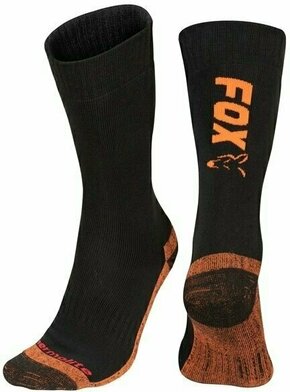 Fox Fishing Nogavice Collection Thermolite Long Socks Black/Orange 40-43