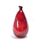 MHOME vaza 16x30cm, rdeča