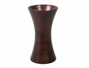 WEBHIDDENBRAND Vaza R WOOD keramika temno rjava mat v23cm