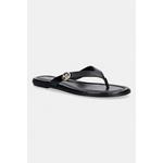 MICHAEL Michael Kors japonke ženske usnjene Erin Thong Sandal črna 40S6ERFS1L.001