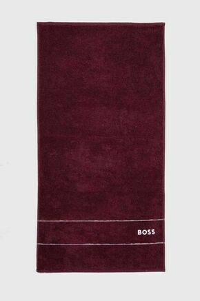 Bombažna brisača BOSS Plain Burgundy 50 x 100 cm - bordo. Brisača iz kolekcije BOSS. Model izdelan iz tekstilnega materiala.