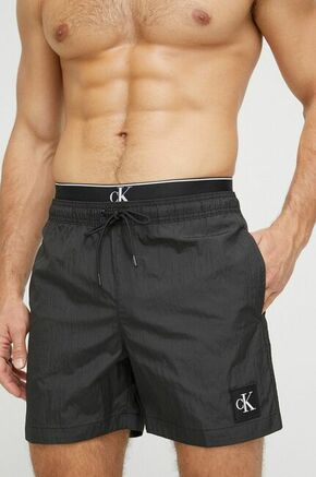 Calvin Klein Moške kratke kopalne hlače KM0KM00846 -BEH (Velikost S)