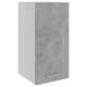 shumee Viseča omarica betonsko siva 29,5x31x60 cm iverna plošča