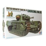 Tamiya maketa-miniatura BRITANSKI CHURCHILL MK.VII (pehotni tank Mk.IV) • maketa-miniatura 1:35 tanki in oklepniki • Level 4