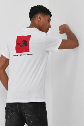 The North Face Majice bela S M SS Red Box Tee