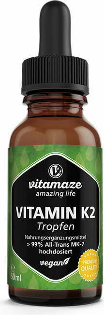 Vitamaze Vitamin K2 kapljice - 50 ml