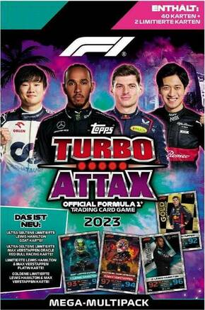 Topps - Turbo Attax Formula 1 2023 Mega Multipack (40 kartic)