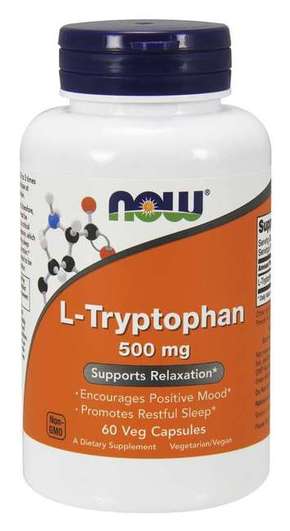 NOW Foods L-triptofan 500 mg