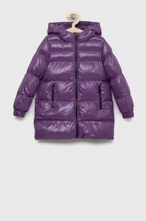 Otroška jakna Geox vijolična barva - vijolična. Otroški jakna iz kolekcije Geox. Podložen model