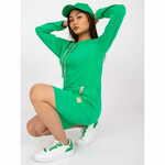RELEVANCE Ženska obleka z žepi HOLLY zelena RV-SK-6067.15X_383853 L-XL