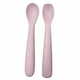 Bo Jungle silikonske žlice B-Spoon Shape 2ks Pastel Pink