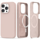 Tech-protect Silicone MagSafe ovitek za iPhone 15 Pro, roza
