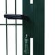 vidaXL 2D Vrata za Ograjo (Enojna) Zelene Barve 106 x 190 cm