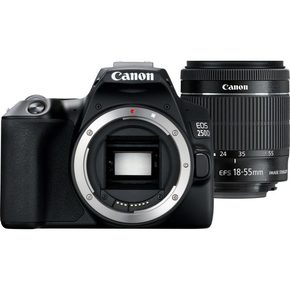 Canon EOS 250D 24.0Mpx/24.1Mpx SLR beli/črni digitalni fotoaparat